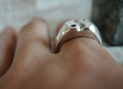 Yin Yang signet ring